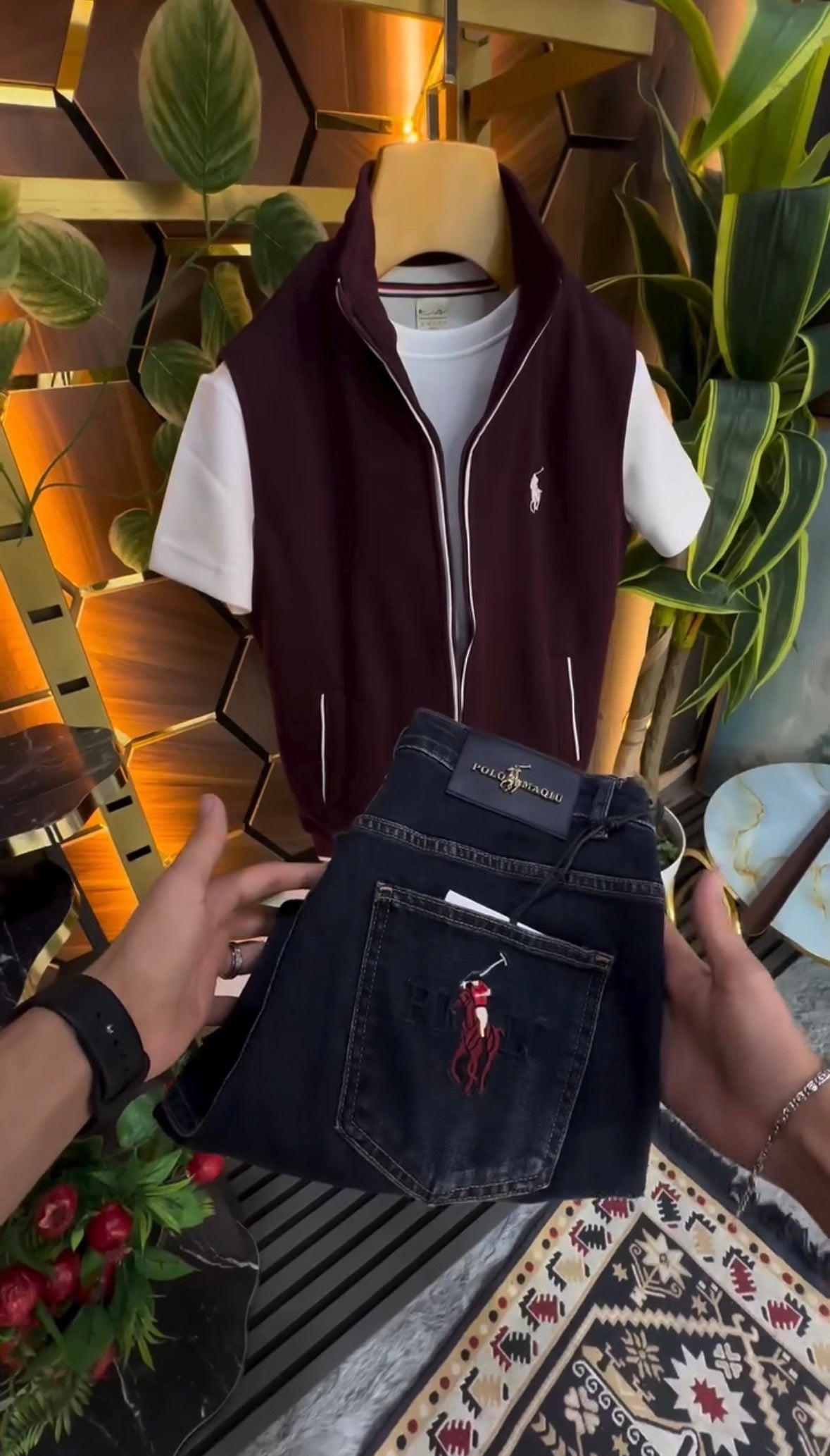 RALPH LAUREN KOT PANTOLON