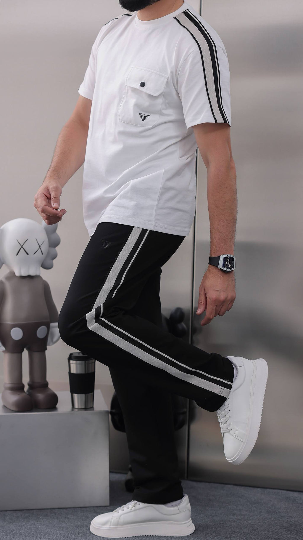 Emporıo Armani Şeritli Eşofman Takımı