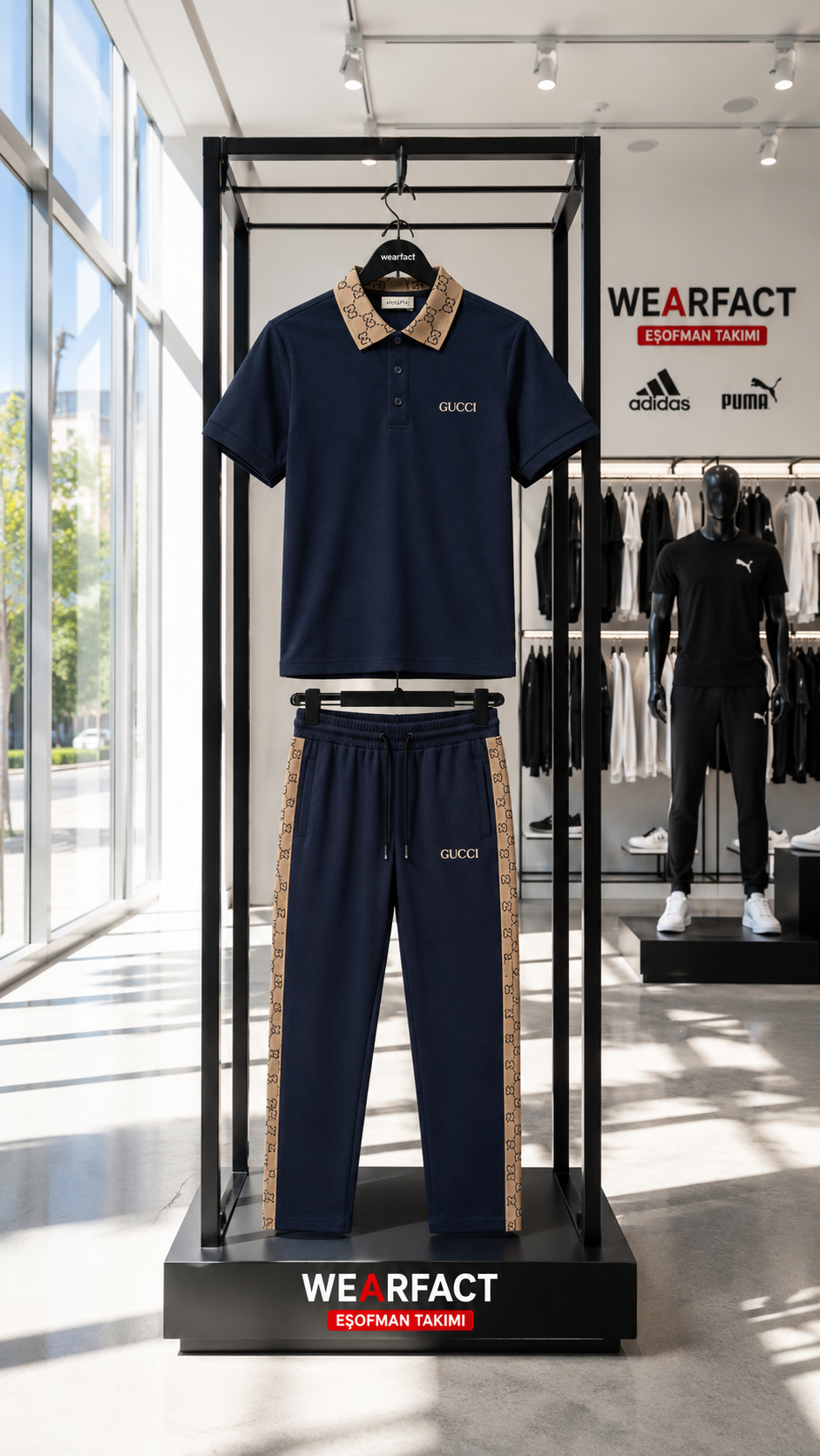 Gucci Şerit Polo Yaka