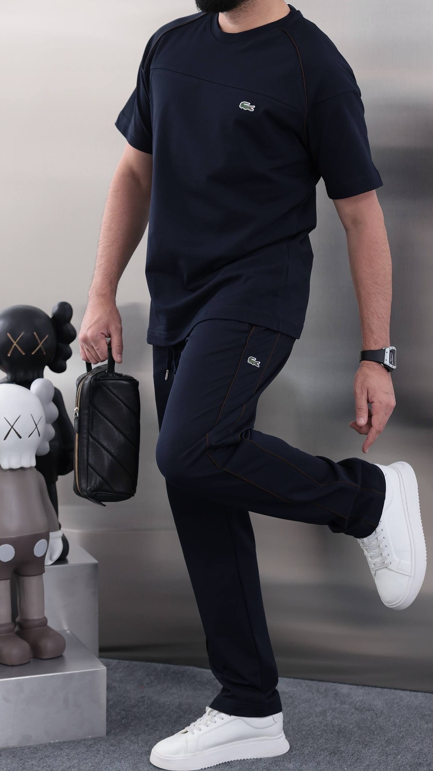 Lacoste Bisiklet Yaka Eşofman Takımı