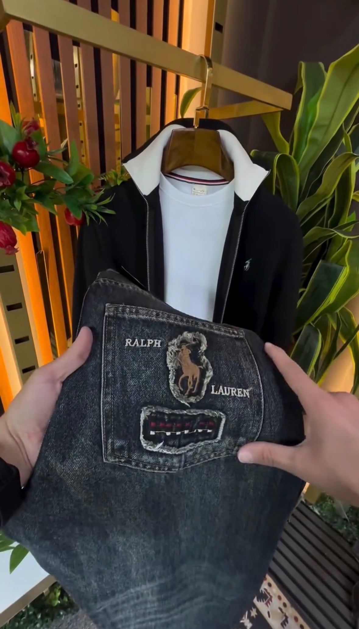 RALPH LAUREN KOT PANTOLON