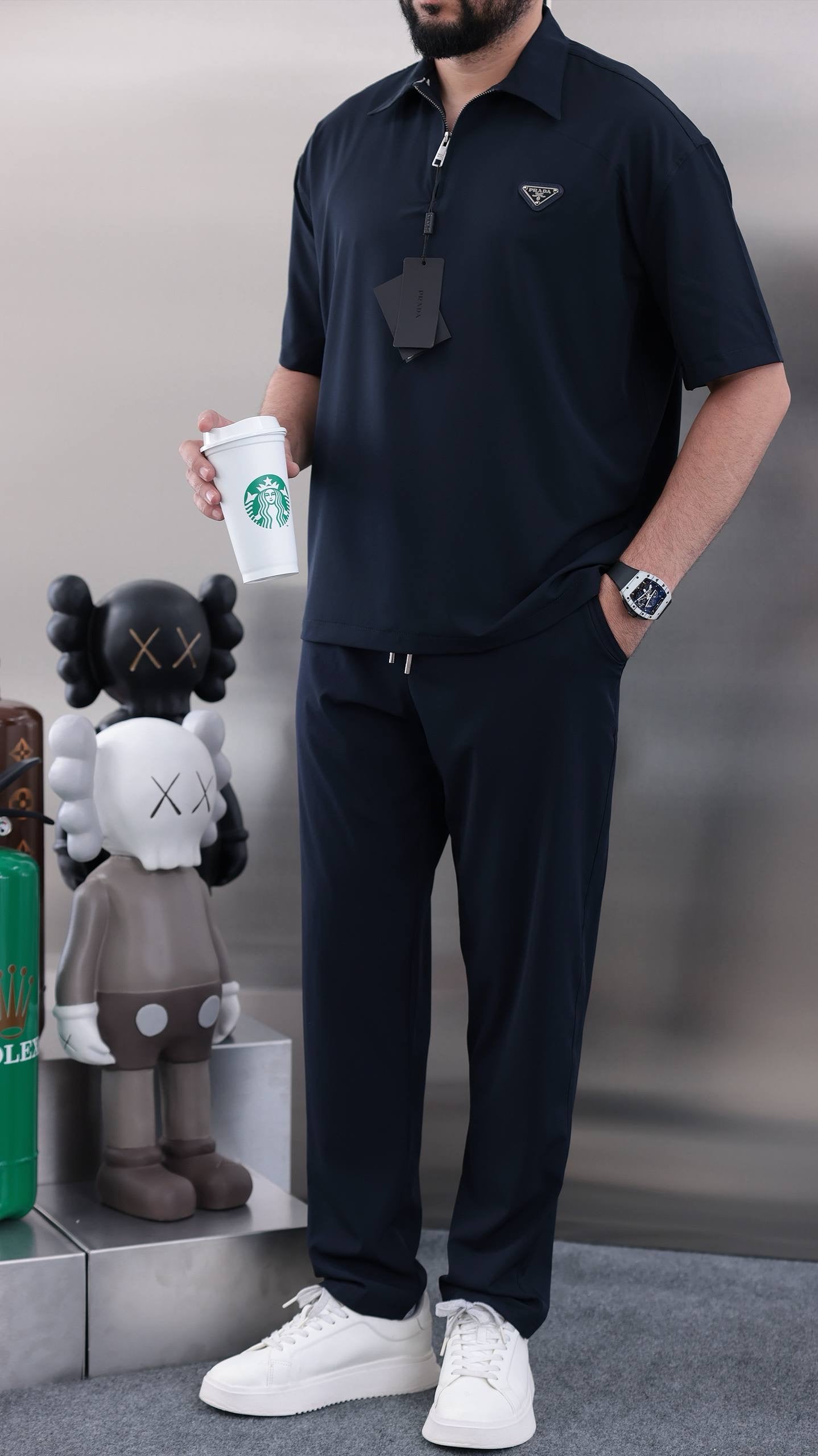 Prada Polo Yaka Eşofman Takımı
