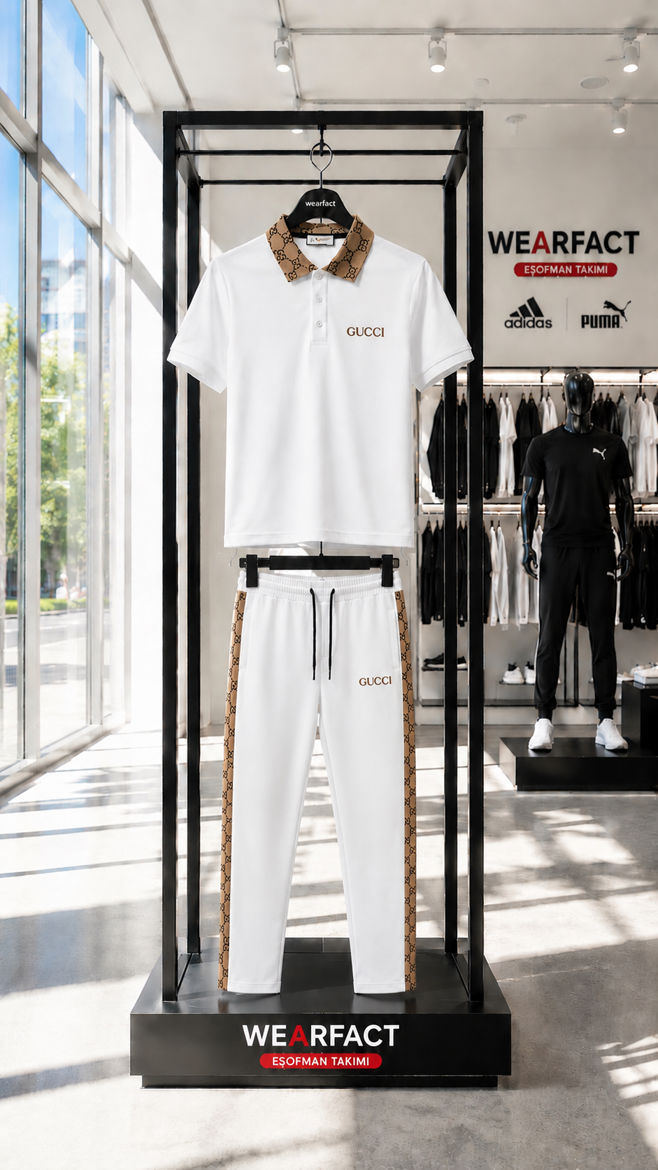 Gucci Şerit Polo Yaka
