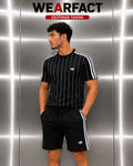 Adidas Çizgili Şort Takımı
